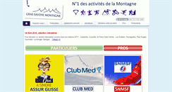 Desktop Screenshot of grassavoye-montagne.com