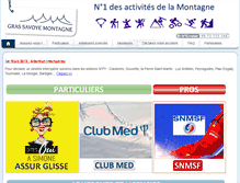 Tablet Screenshot of grassavoye-montagne.com